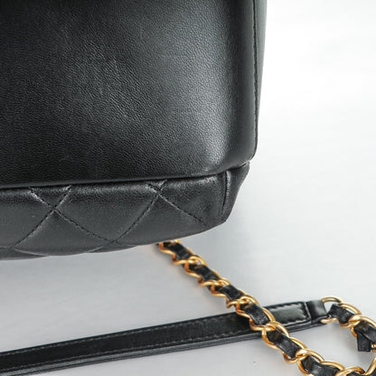 Chanel Lambskin Quilted Trendy CC Bowling Bag Black 12 of 13