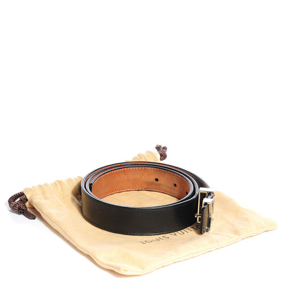 Louis Vuitton Epi LV Initiales Belt 80 32 Black 3 of 8