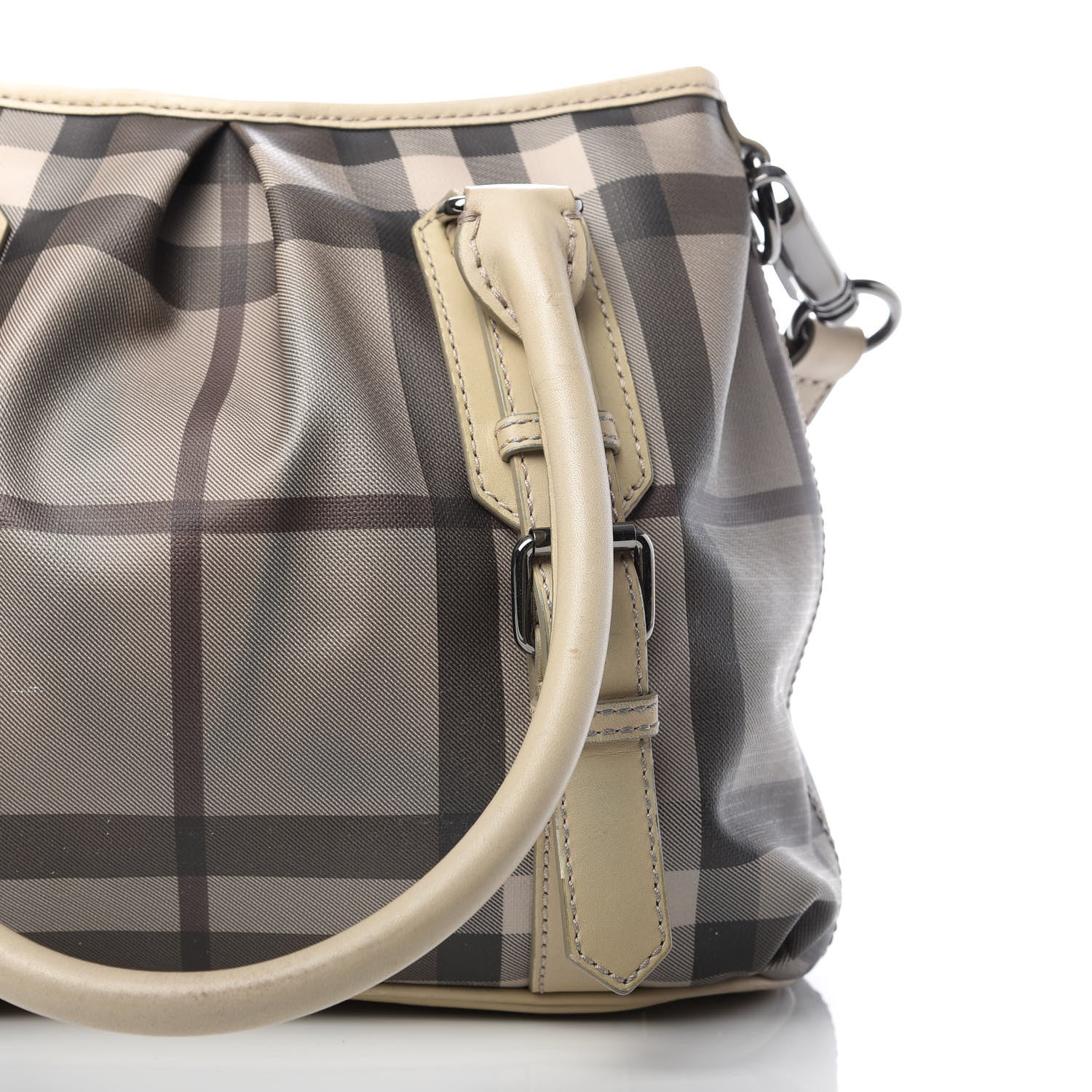 Burberry Smoked Check Small Northfield Tote Trench 14 of 17