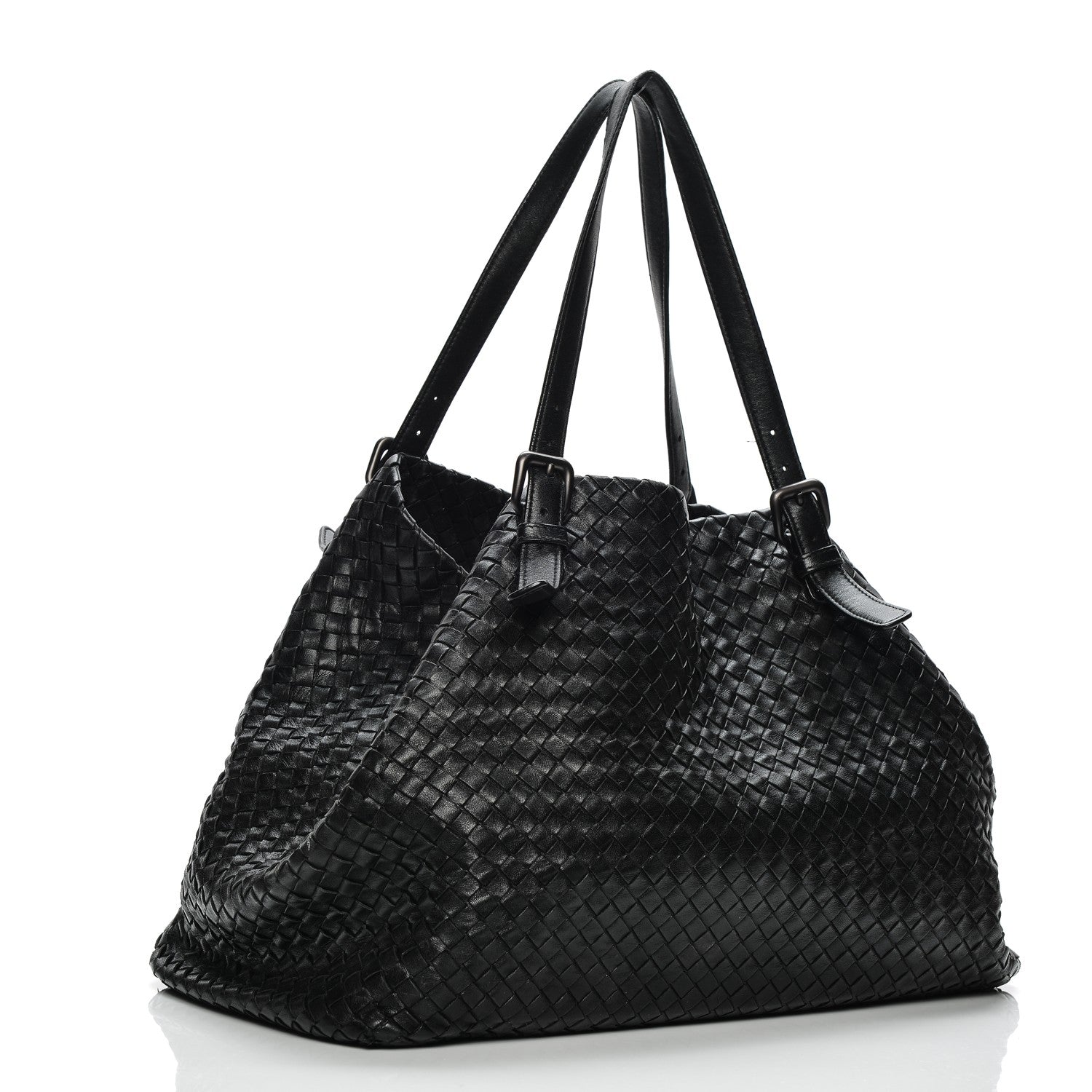 Bottega Veneta Nappa Intrecciato Large Seamless Tote Nero Black 3 of 15
