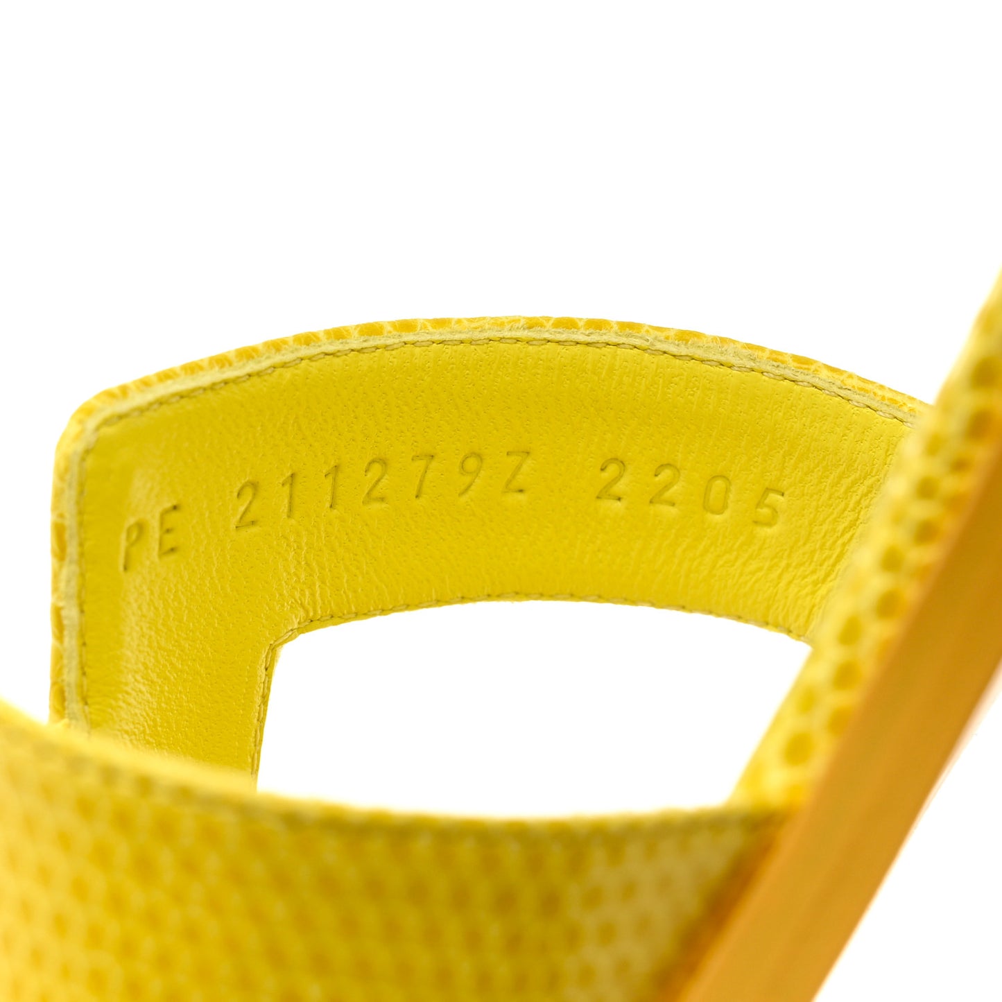Lizard Santorini Sandals 37 Jaune Curcuma