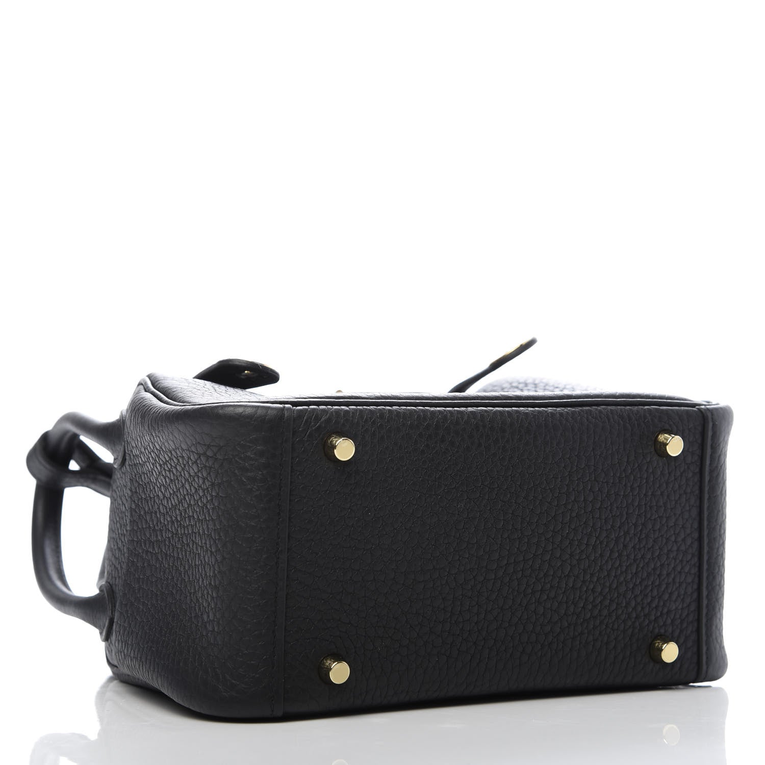 Hermes Taurillon Clemence Mini Lindy 20 Black 4 of 9
