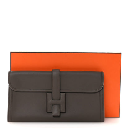 Hermes Swift Jige Elan 29 Clutch Etain 8 of 8