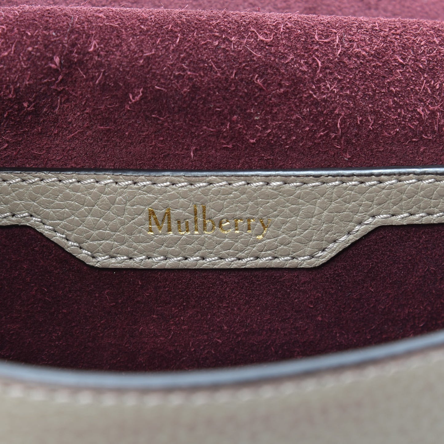 Small Classic Grain Small Amberley Satchel Solid Grey