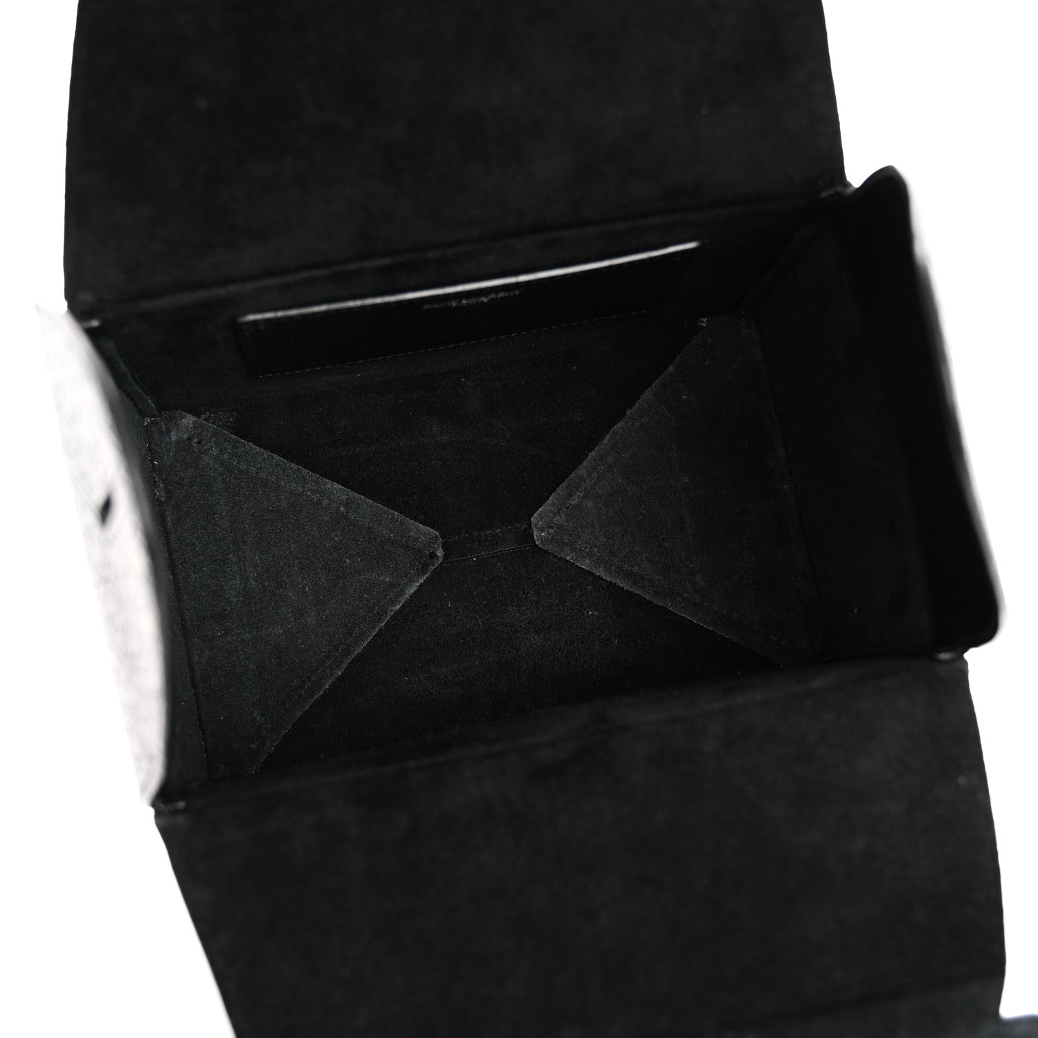 Saint Laurent Calfskin Monogram Take Away Box Black 5 of 13
