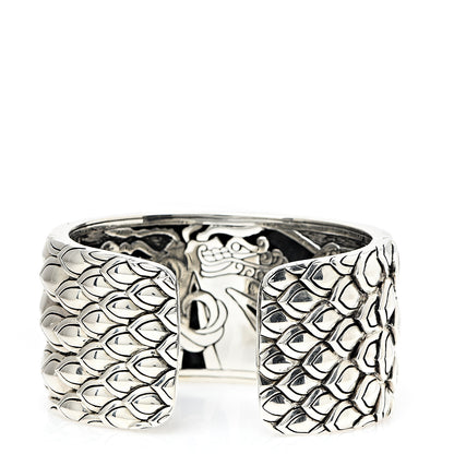 John Hardy Sterling Silver 18K Yellow Gold Wide Naga Legends Cuff Bracelet 2 of 5