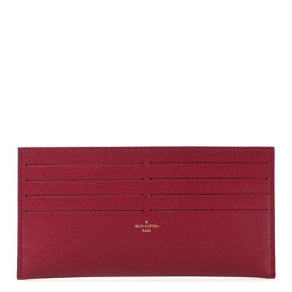 Louis Vuitton Calfskin Felicie Card Holder Insert Fuchsia 1 of 6