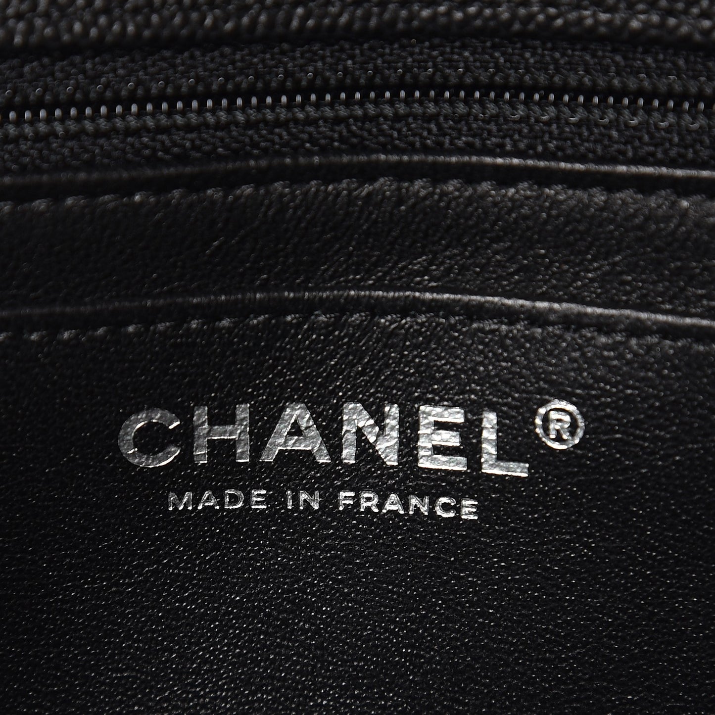 Caviar Quilted Mini Rectangular Flap Black