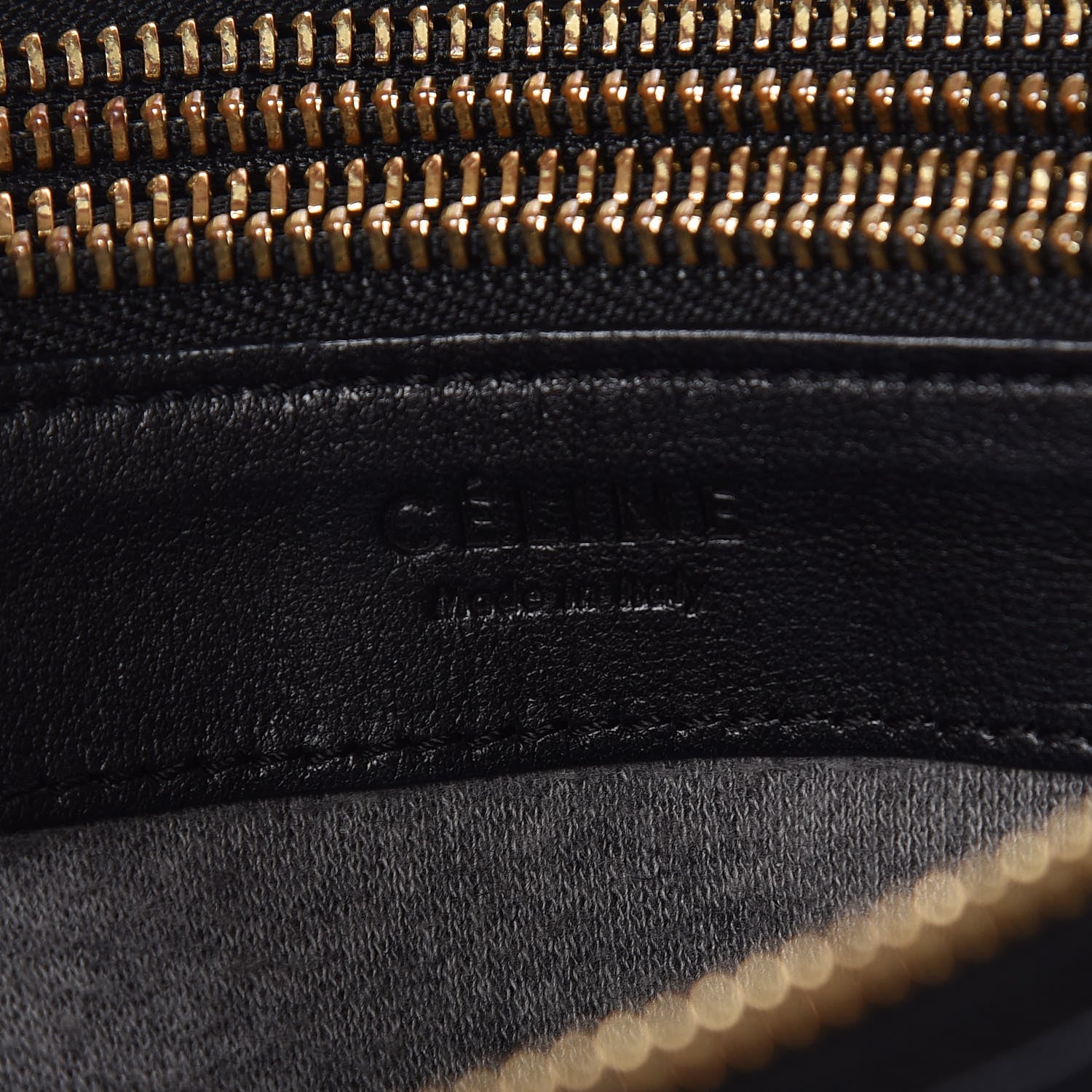 Celine Lambskin Large Trio Crossbody Bag Black 10 of 10