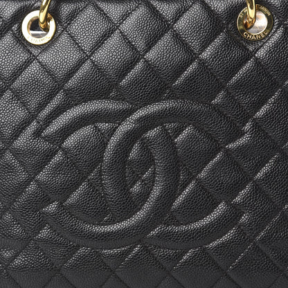 Chanel Caviar Quilted Grand Shopping Tote GST Black 8 of 8