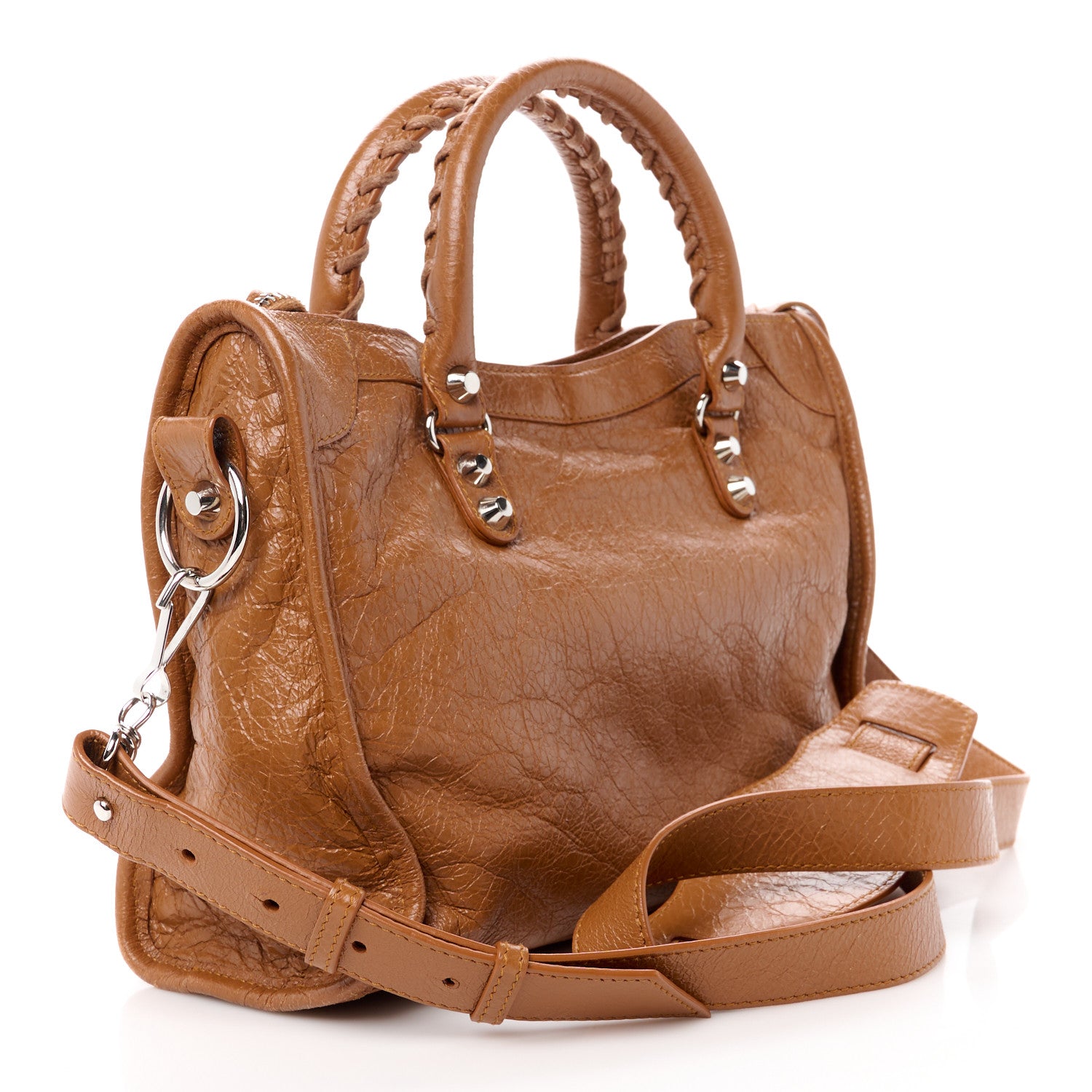 Balenciaga Agneau Classic Silver Hardware S City Camel 4 of 11