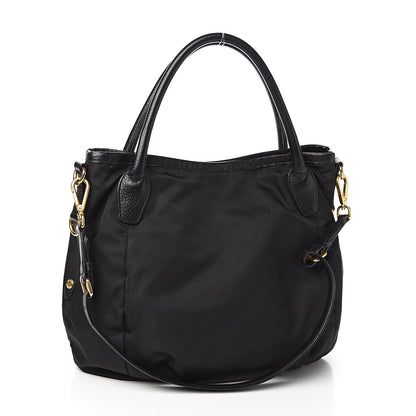 Prada Tessuto Nylon Cervo Shoulder Bag Black 2 of 8