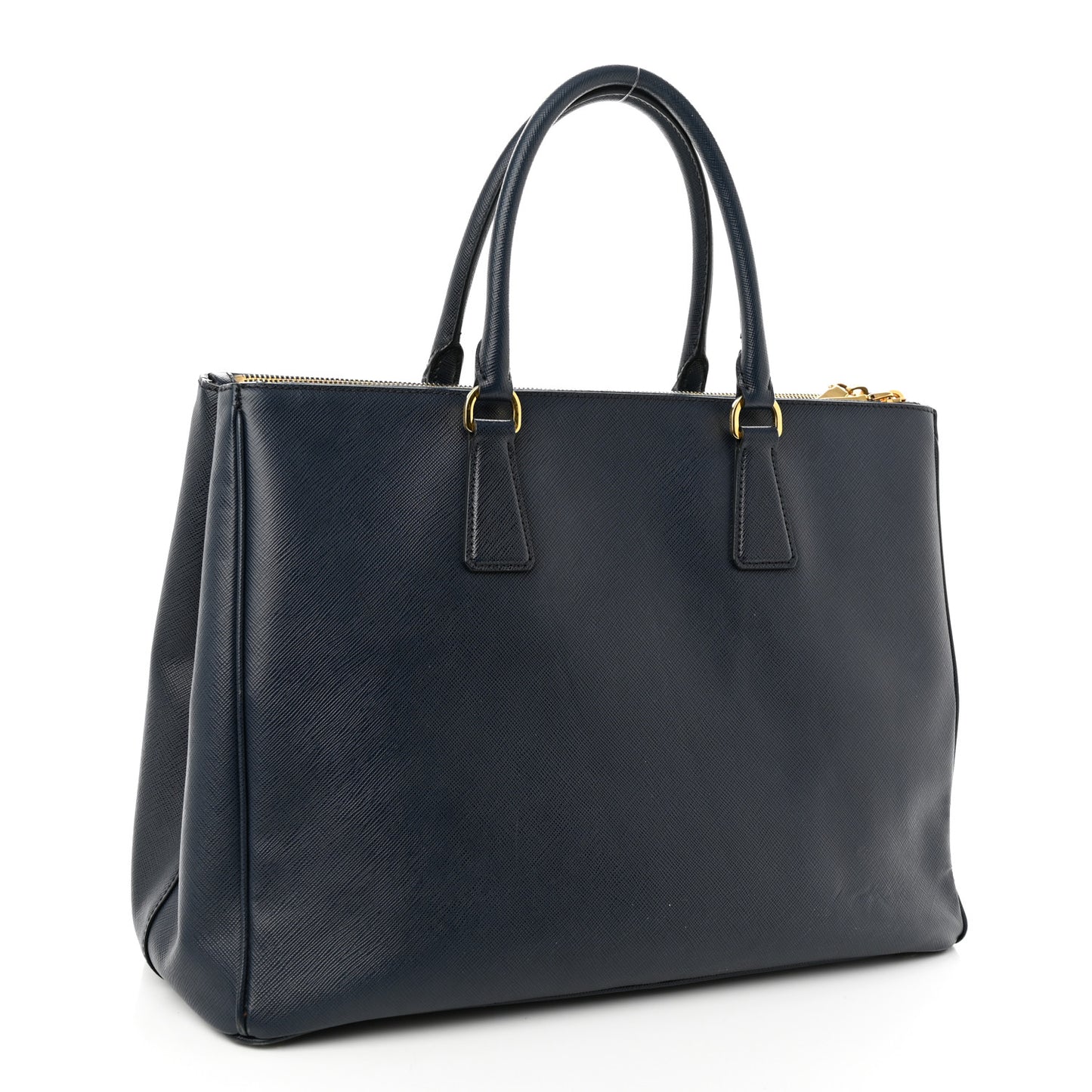 Saffiano Medium Galleria Double Zip Tote Baltico