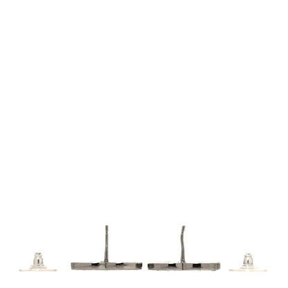 Chanel Iridescent Crystal CC Earrings Multicolor 3 of 4