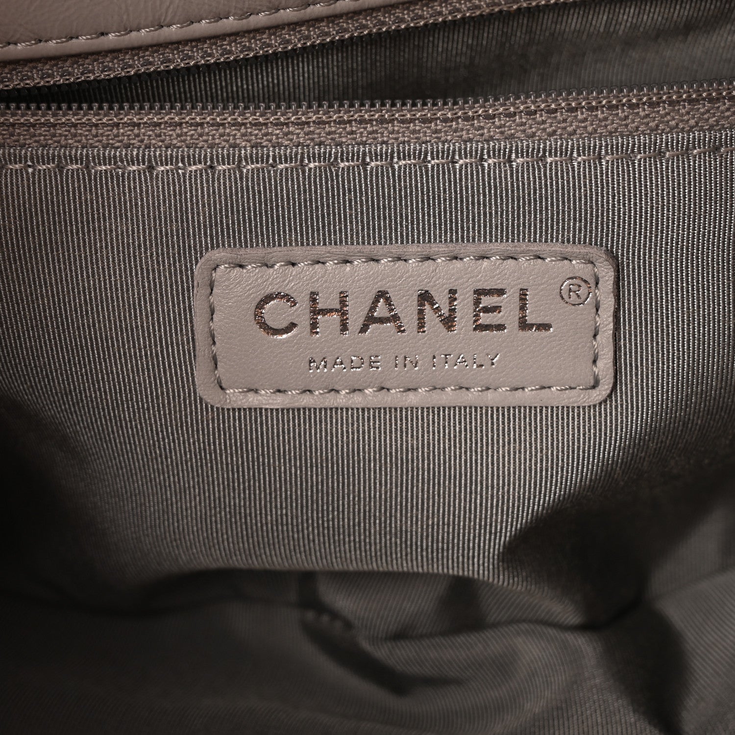 Chanel Crumpled Calfskin Medium Chain All Over Flap Grey 6 of 11