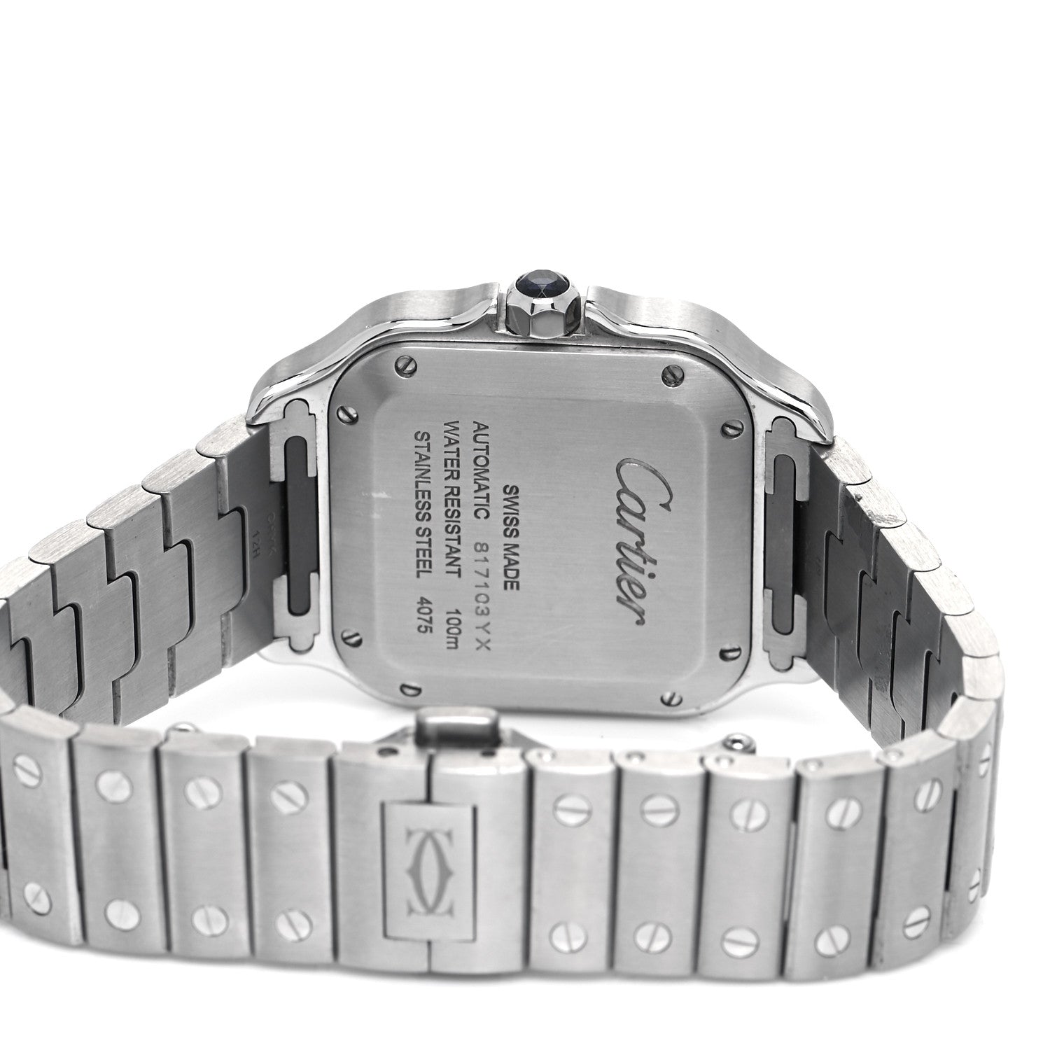Cartier Stainless Steel 35mm Santos de Cartier Automatic Watch 4 of 6