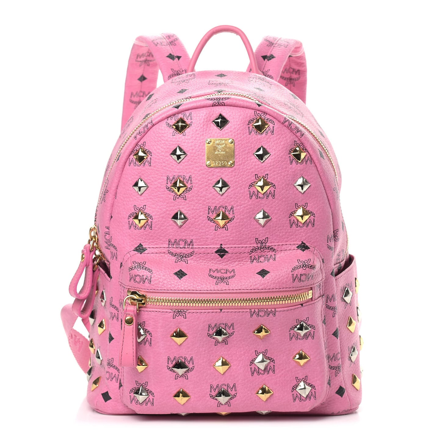 Visetos Small Studded Stark Backpack Pink