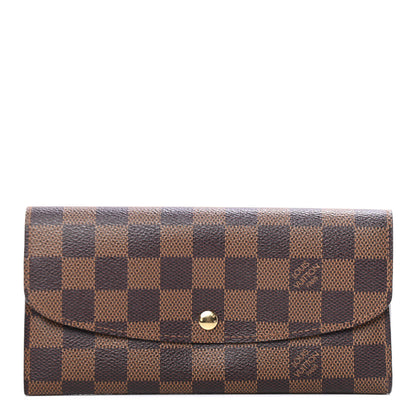 Louis Vuitton Damier Ebene Emilie Wallet 1 of 4