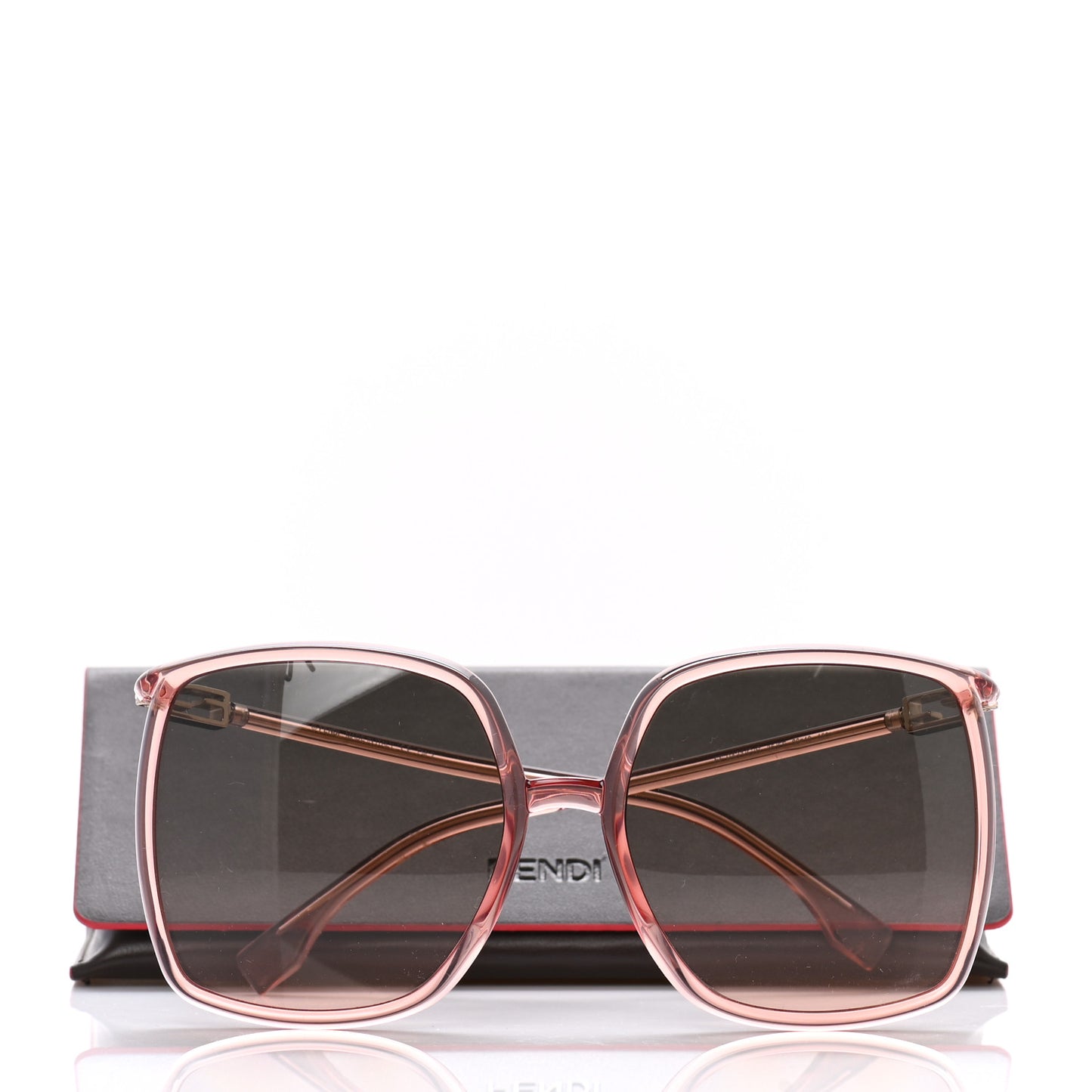 Acetate Square Oversized Sunglasses FF 0431/G/S Pink