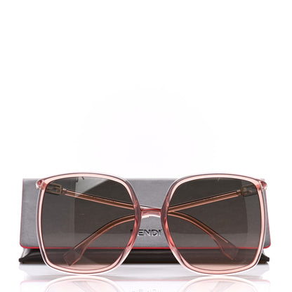 Fendi Acetate Square Oversized Sunglasses FF 0431/G/S Pink 8 of 8