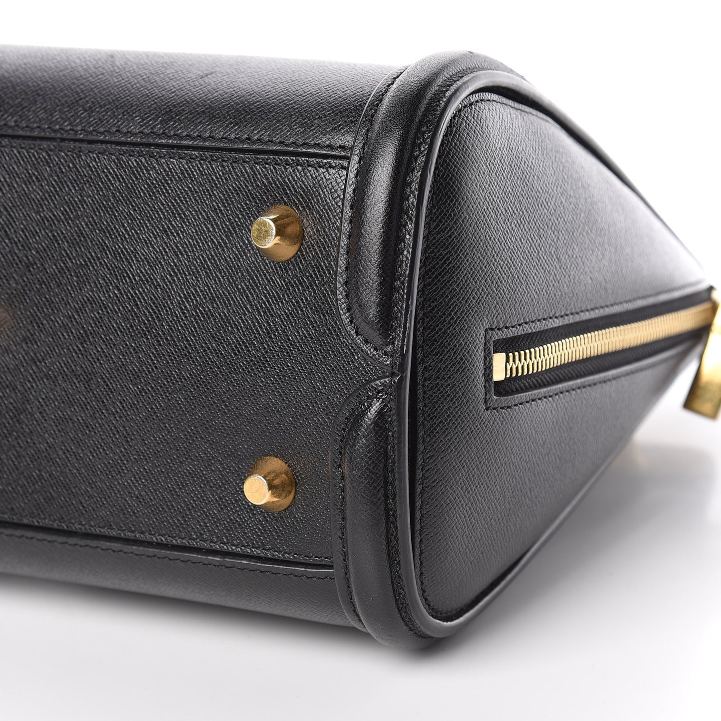 Grained Calfskin Large Heroine Black