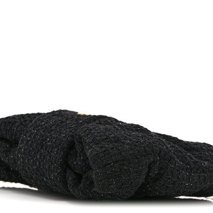 Chanel Tweed Quilted Mini Bow Bag Black 10 of 10