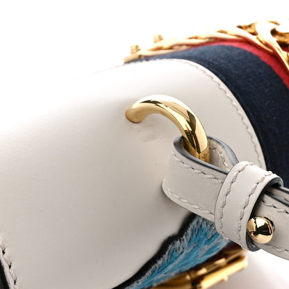 Gucci Calfskin Floral Medium Sylvie Top Handle Bag Off White 16 of 16