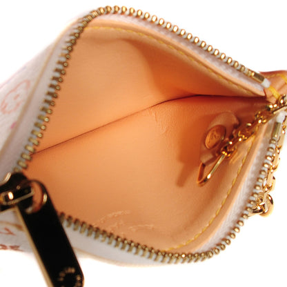 Louis Vuitton Monogram Multicolor Key Pouch White 5 of 7