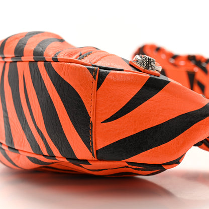 Balenciaga Agneau Arena Le Cagole Shoulder Bag XS Orange Black 11 of 14