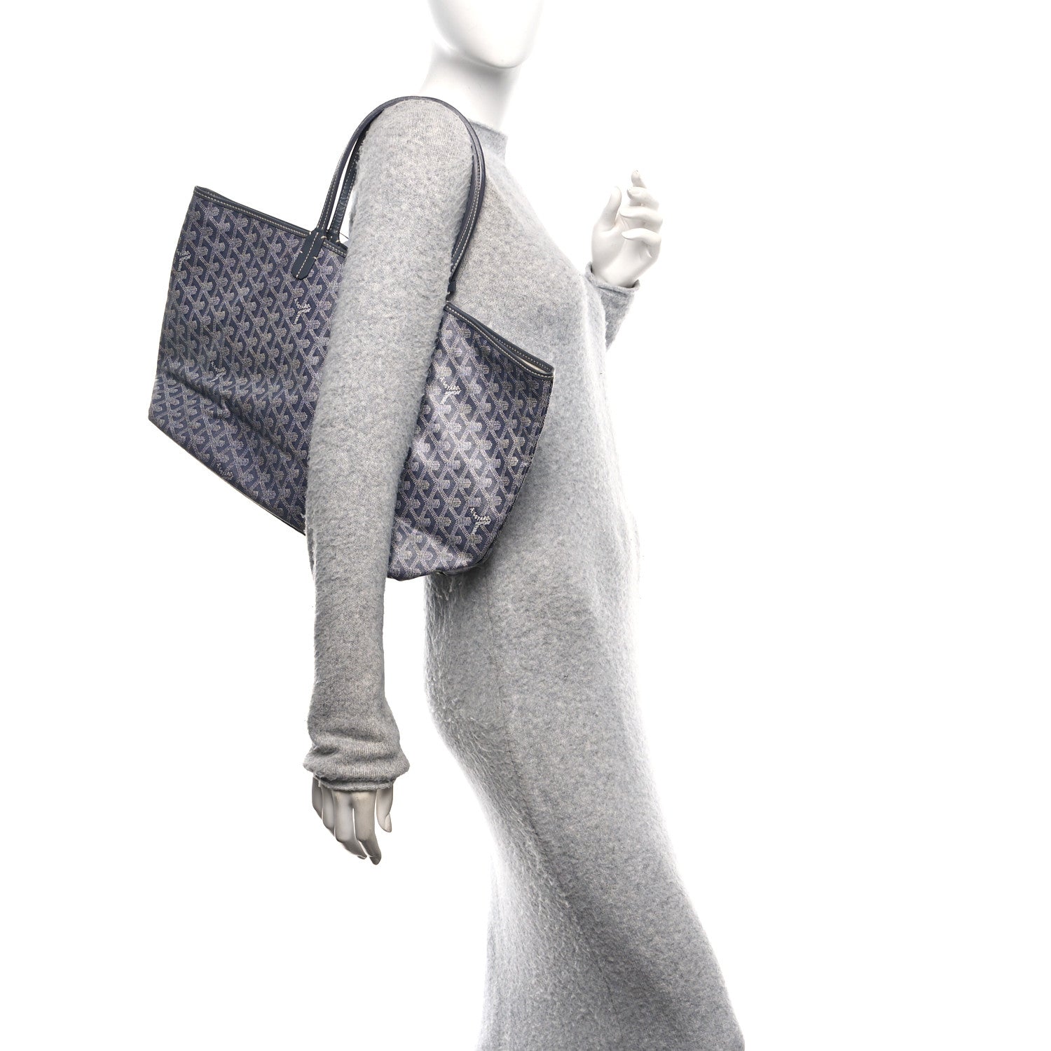 Goyard Goyardine Saint Louis PM Grey 3 of 12