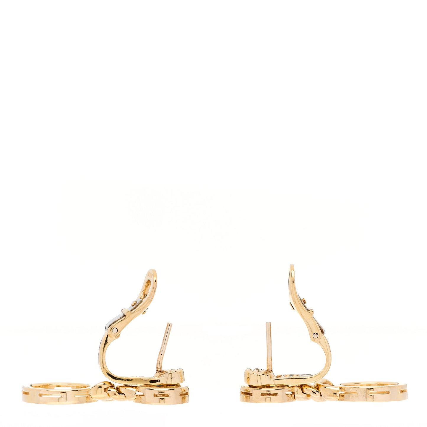 18K Yellow Gold Black Onyx BVLGARI BVLGARI Drop Earrings