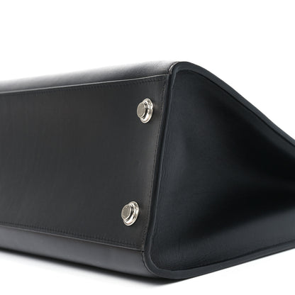 Louis Vuitton Taurillon City Steamer MM Black Blue 9 of 9