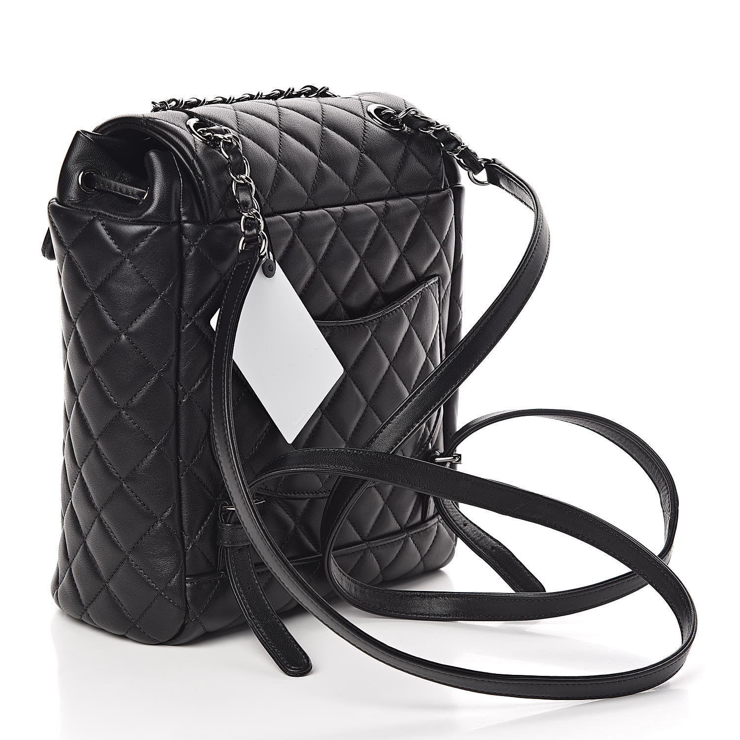 Chanel Lambskin Quilted Small Urban Spirit Backpack Black 3 of 11