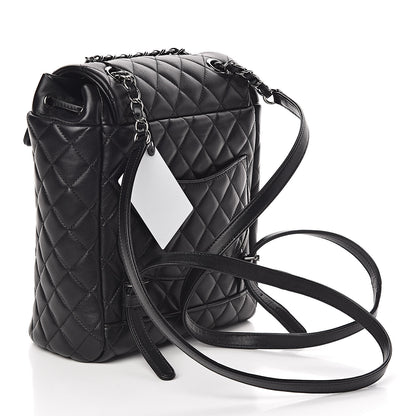 Chanel Lambskin Quilted Small Urban Spirit Backpack Black 3 of 11