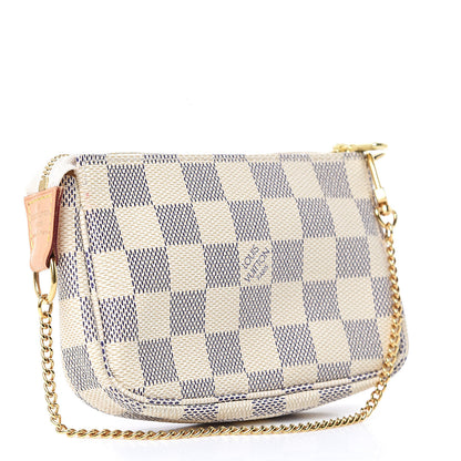 Louis Vuitton Damier Azur Mini Pochette Accessories 3 of 10