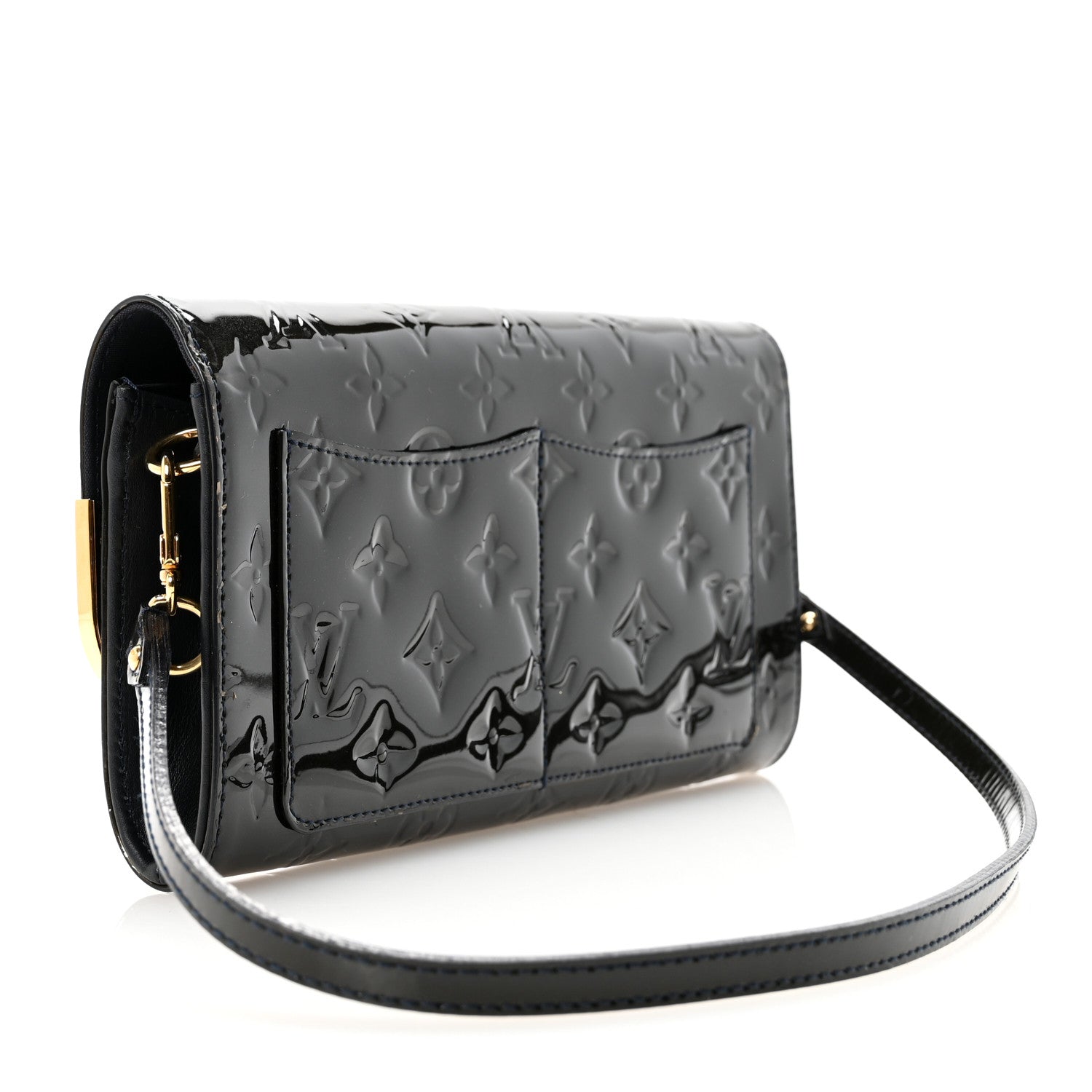 Louis Vuitton Vernis Rossmore MM Blue Infini 3 of 10