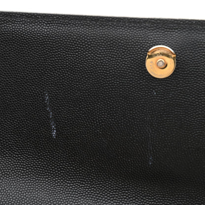Saint Laurent Grain De Poudre Small Monogram Kate Satchel Black 9 of 10