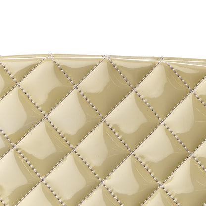 Chanel Patent Quilted Large Just Mademoiselle Bowling Bag Light Green 10 of 13