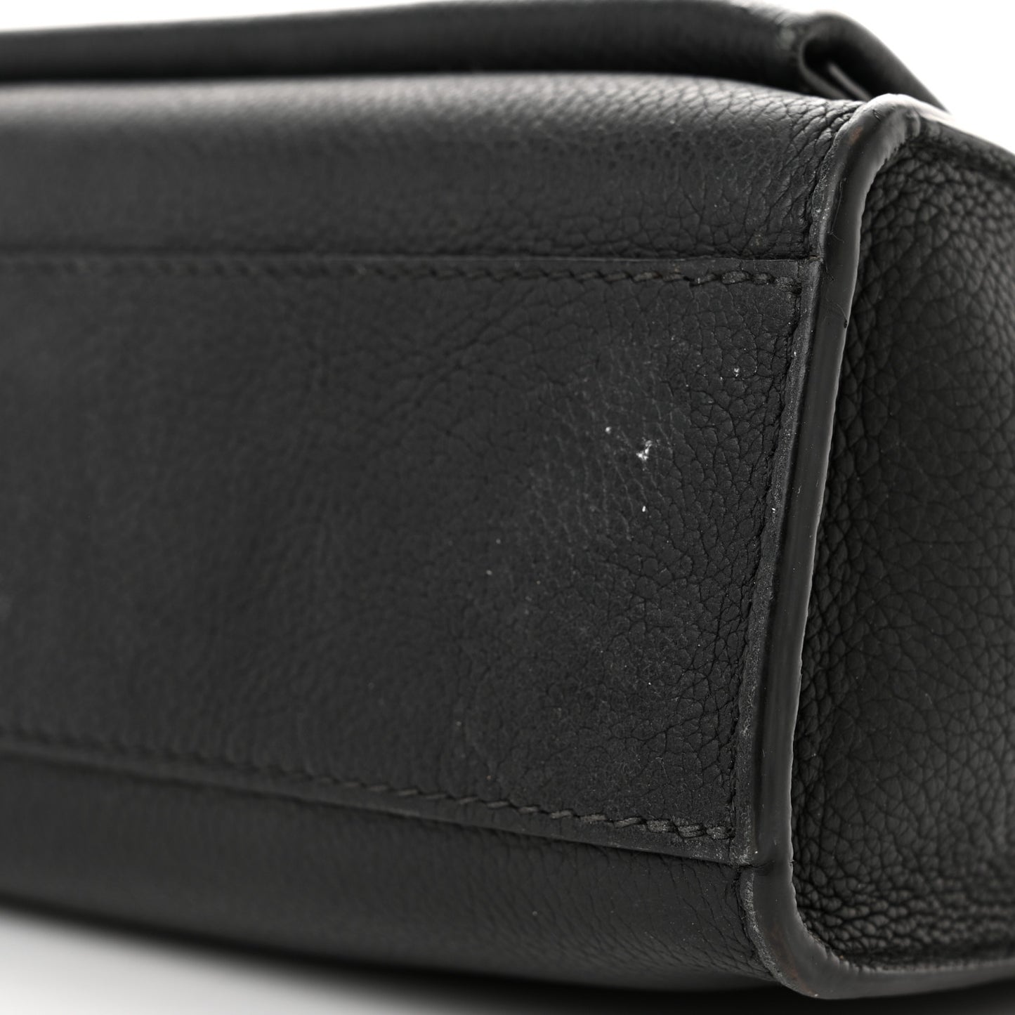 Soft Calfskin Mylockme Chain Bag BB Black