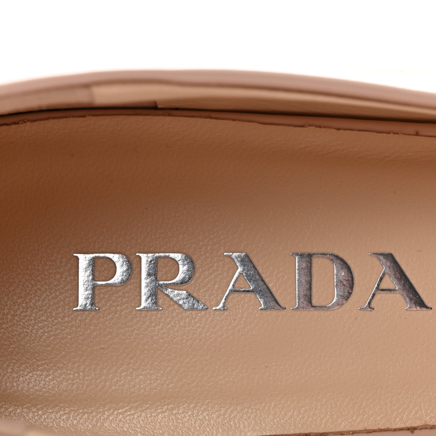 Prada Patent Triangle Ballerina Flats Cipria 39 Cipria 7 of 10