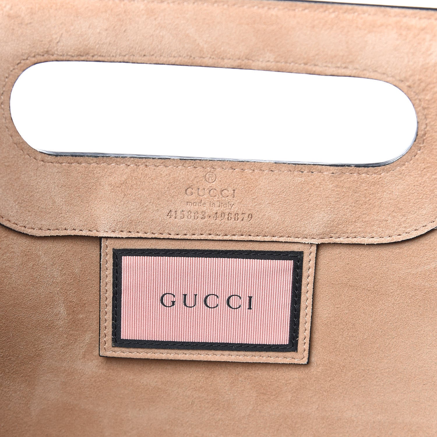 Gucci Calfskin GucciGhost Real Large XL Tote Black Yellow 8 of 9