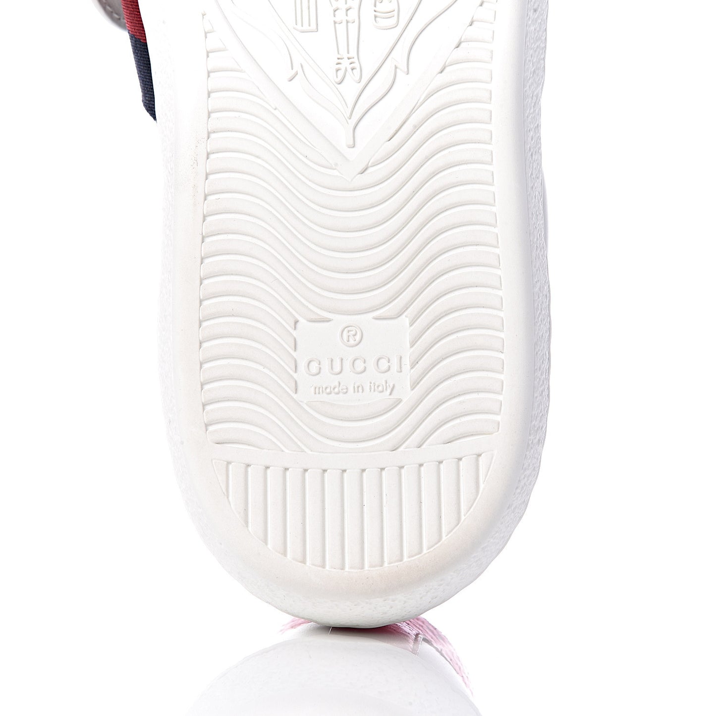 Calfskin Ayers Web Blind for Love Embroidered Mens Ace Sneakers 8 White