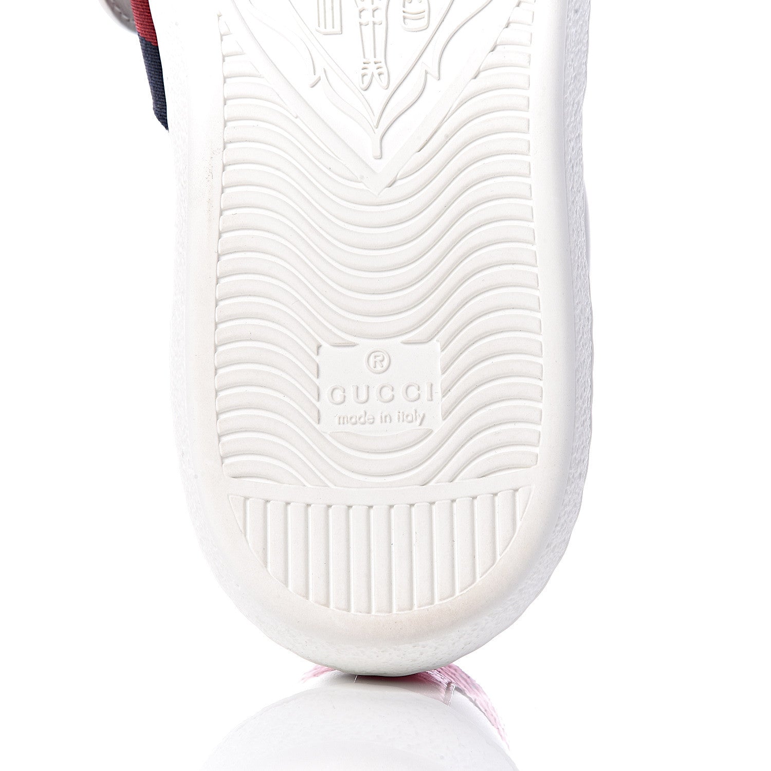 Gucci Calfskin Ayers Web Blind for Love Embroidered Mens Ace Sneakers 8 White 9 of 12