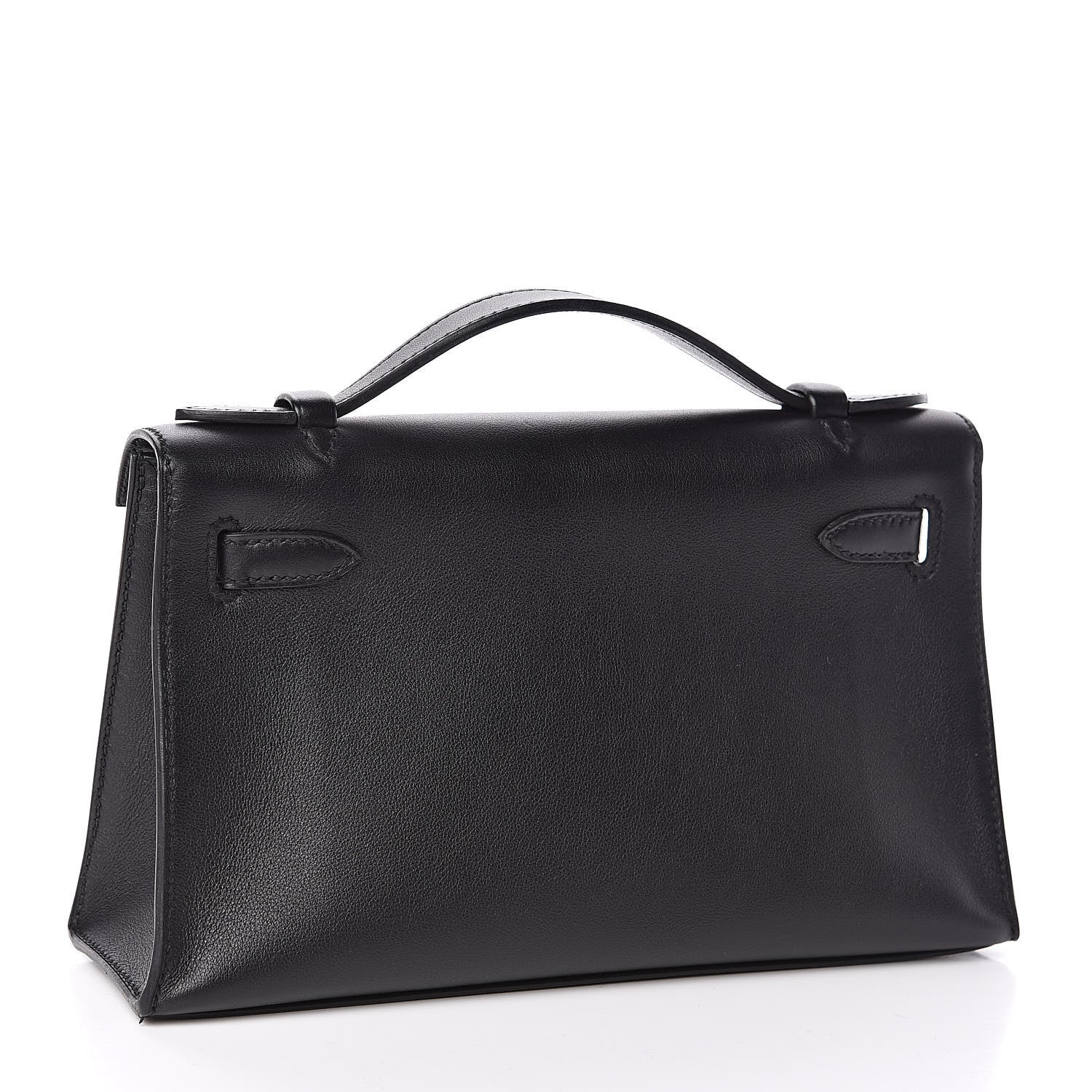 Hermes Swift Kelly Pochette Clutch Black 3 of 24