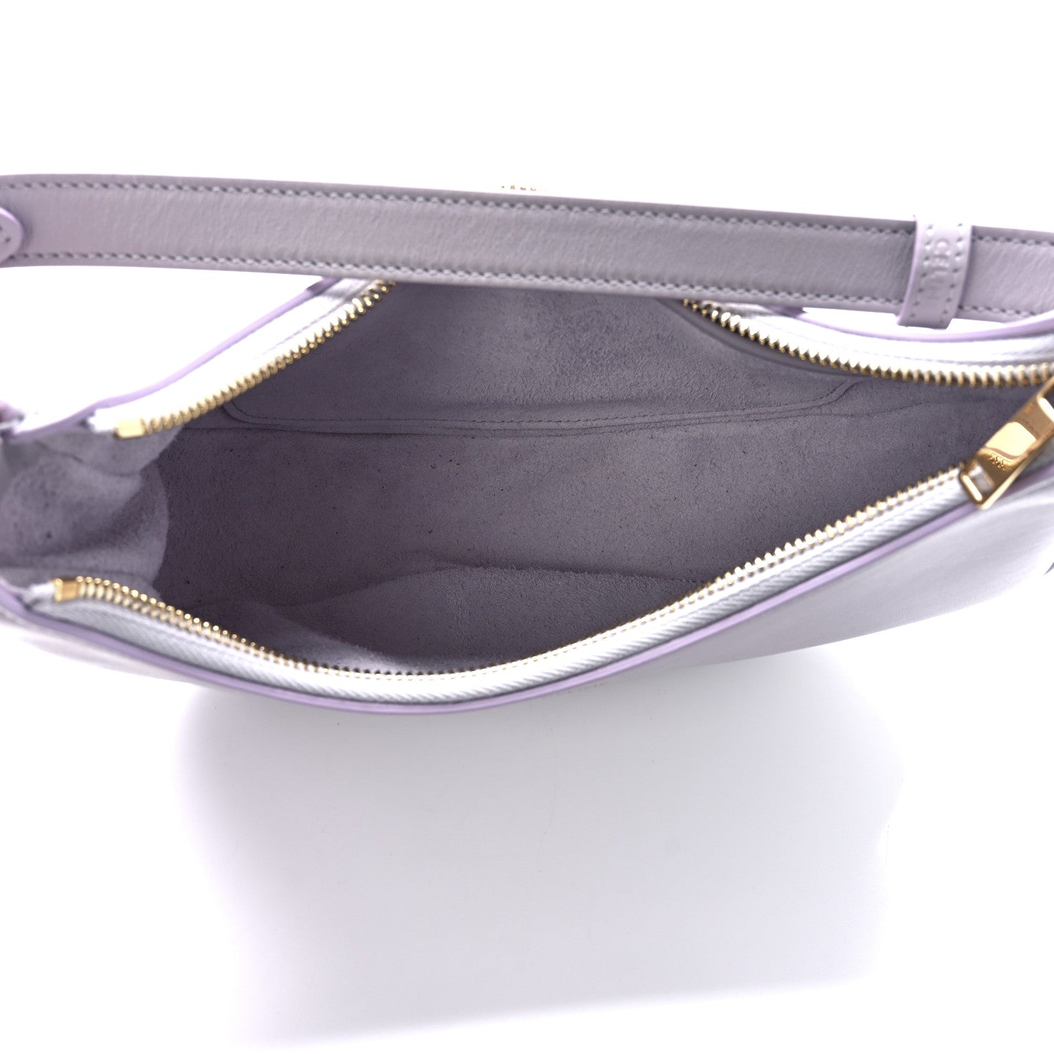 Celine Smooth Calfskin Ava Shoulder Bag Lavender Grey 5 of 10