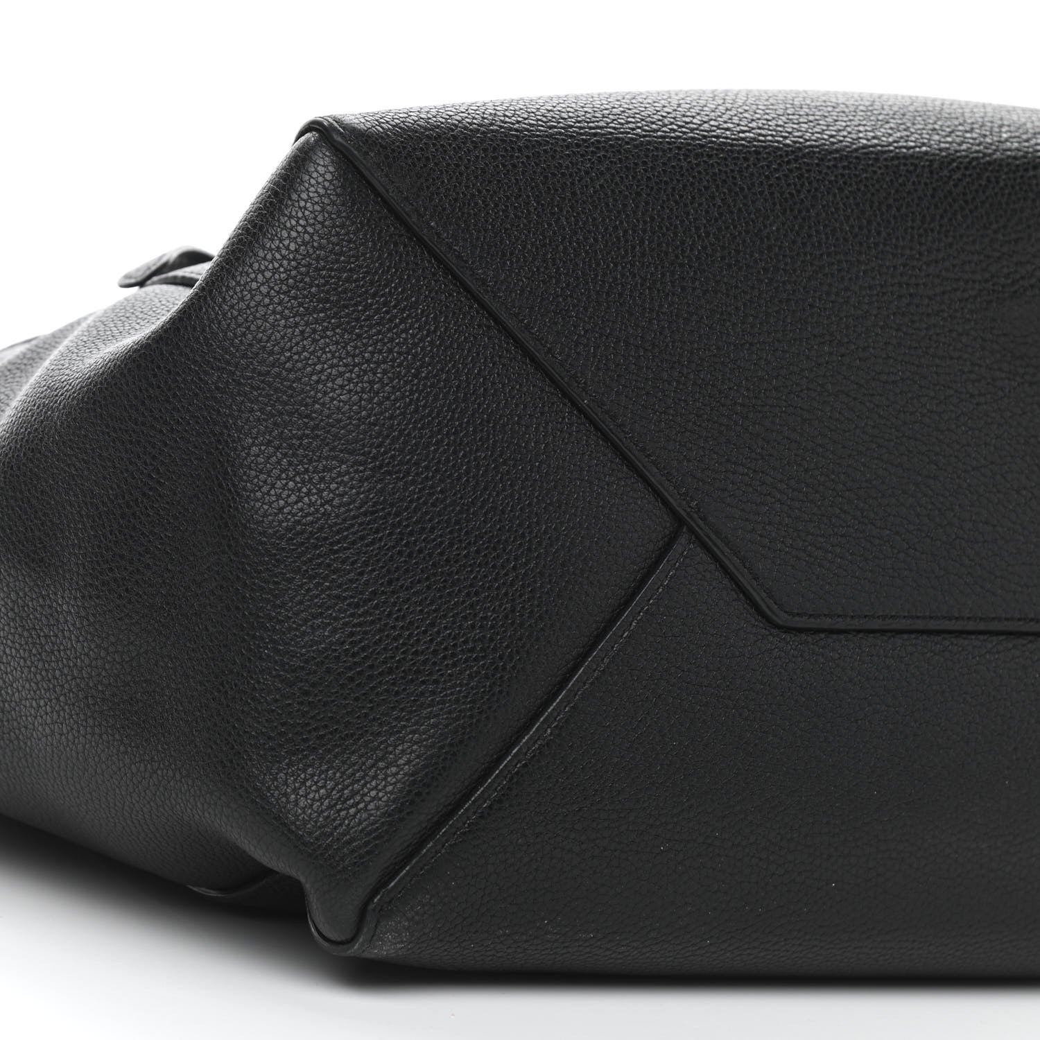 Celine Soft Grained Calfskin Small Belt Cabas Phantom Black 9 of 15