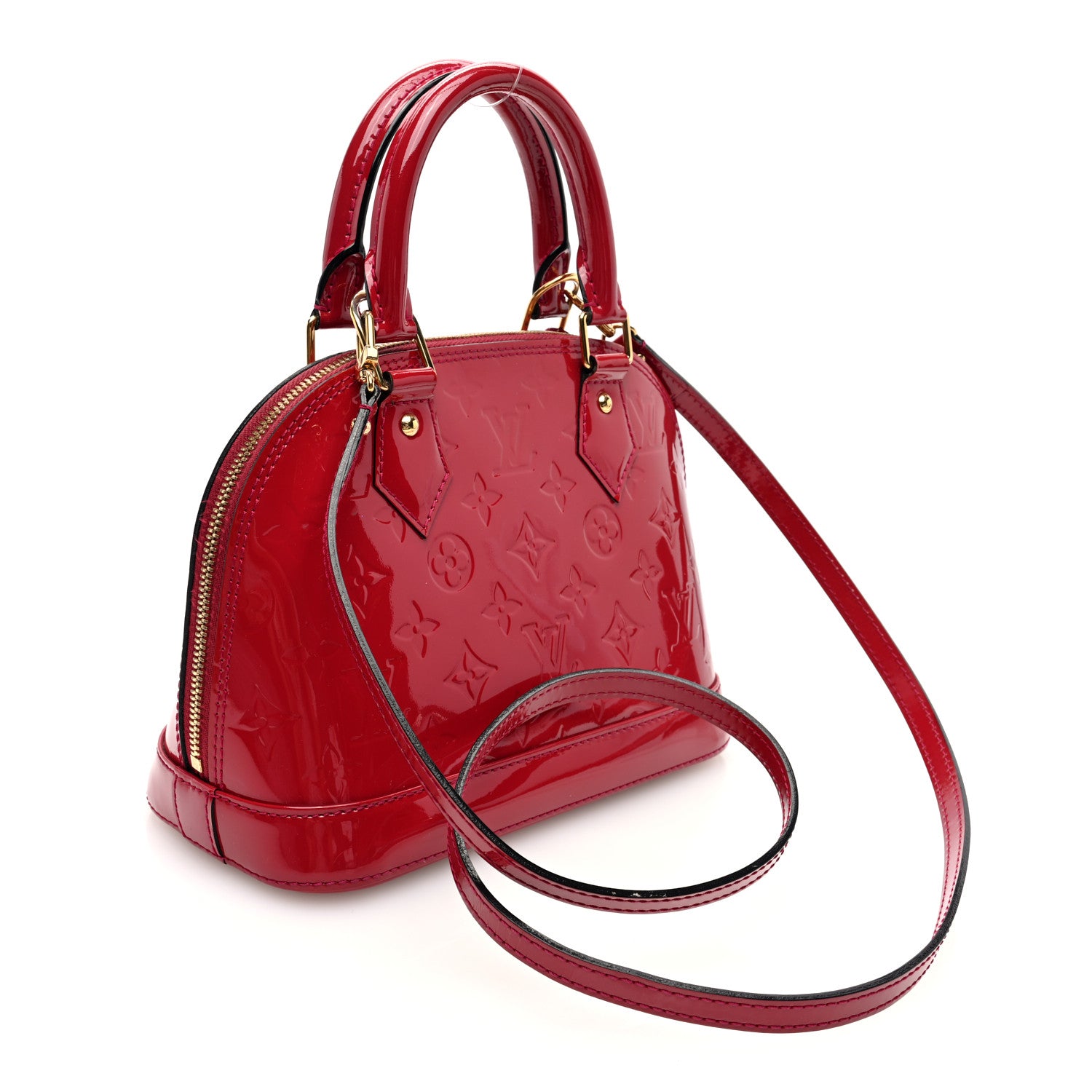 Louis Vuitton Vernis Alma BB Rose Indien 3 of 9