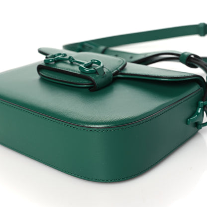 Gucci Azalea Calfskin Web Monochrome Horsebit 1955 Shoulder Bag Emerald 10 of 10