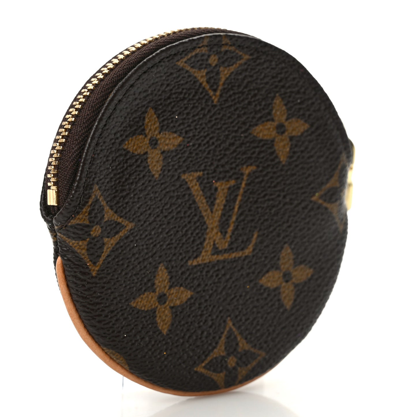 Monogram Round Coin Purse