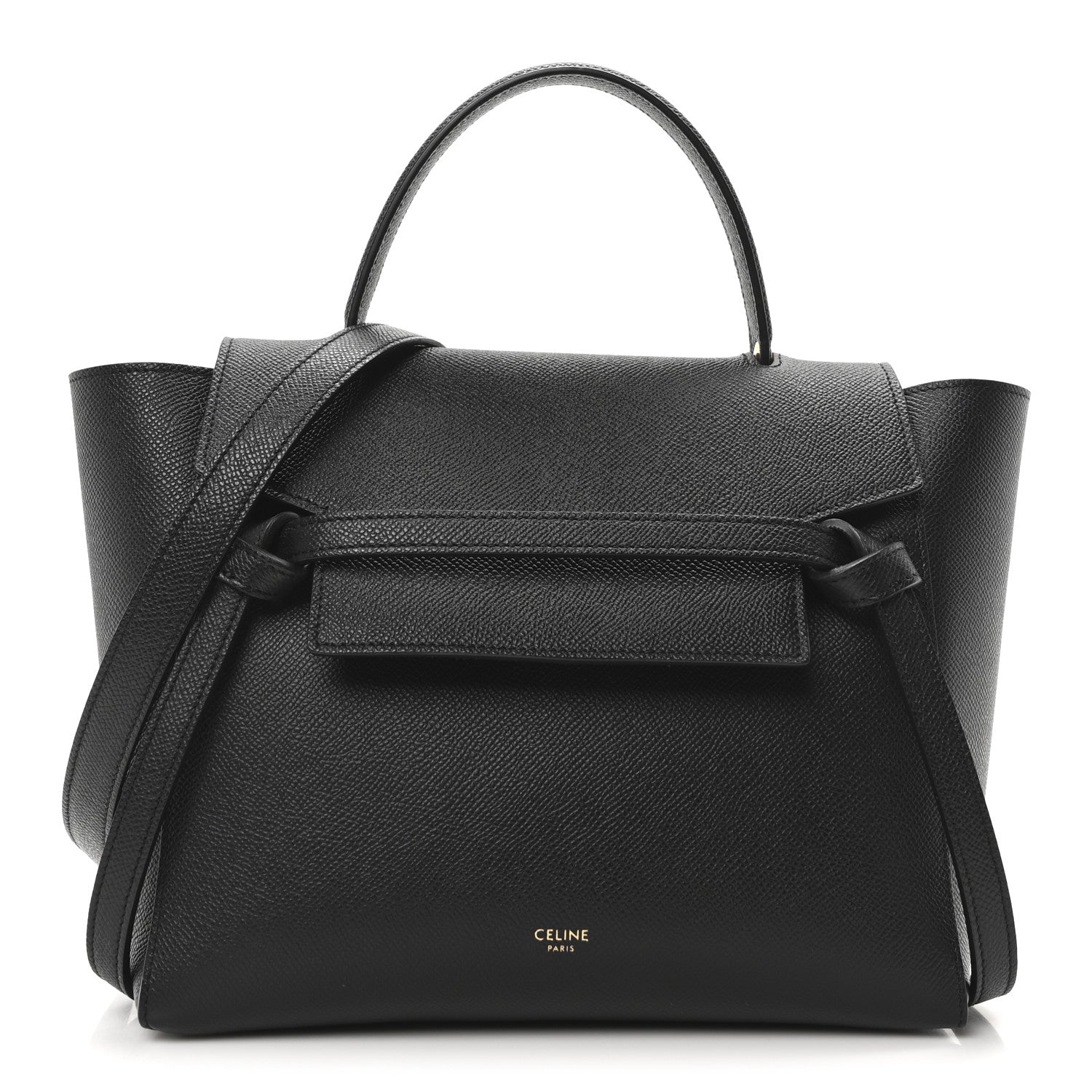 Celine Grained Calfskin Micro Belt Bag Black 1 of 10